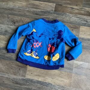 Kids Blue Mickey Mouse Jacket